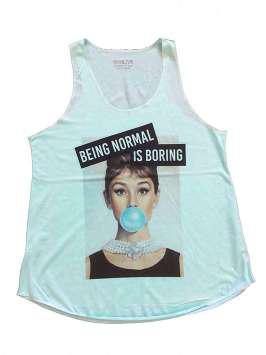 Being normal is boring turquesa